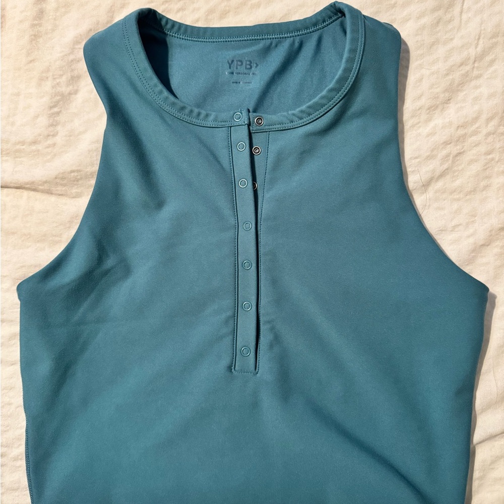 Abercrombie’s YPB brand Teal Sleeveless Top